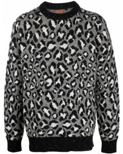 Jersey leopardo de tela jersey Alanui gris