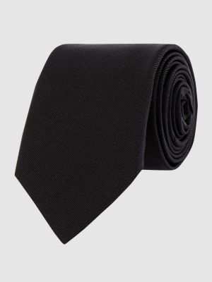 Krawat w jednolitym kolorze Blick czarny