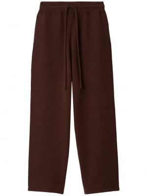 Pantalon de joggings en tricot Burberry marron