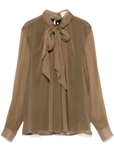 Kontrolleret bluse Claudie Pierlot gul