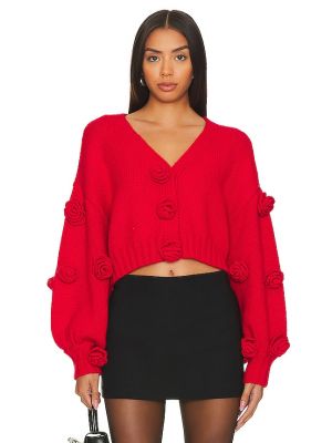 Cardigan For Love And Lemons rosso