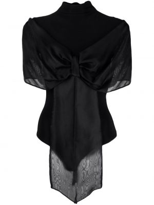 Drapovaný body Atu Body Couture černý