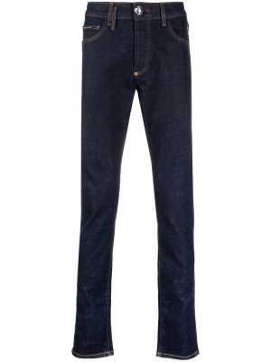 Джинсовые прямые джинсы Philipp Plein, синие