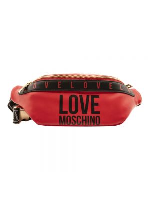 Pasek Love Moschino czerwony