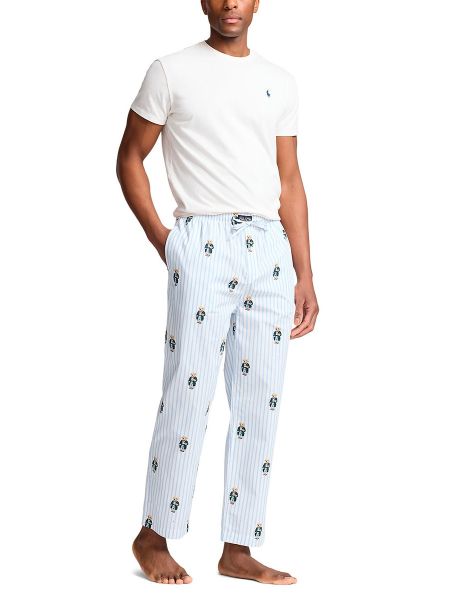 Pantalones de algodón a rayas Polo Ralph Lauren