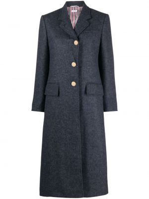 Vilnonis paltas Thom Browne mėlyna