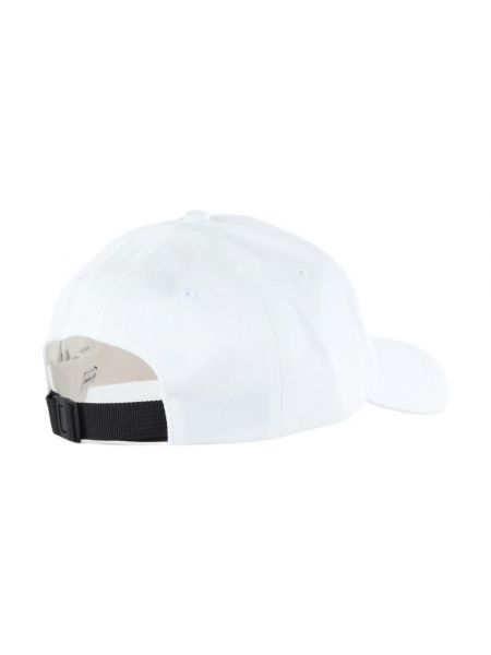 Gorra con bordado de algodón Calvin Klein Jeans blanco