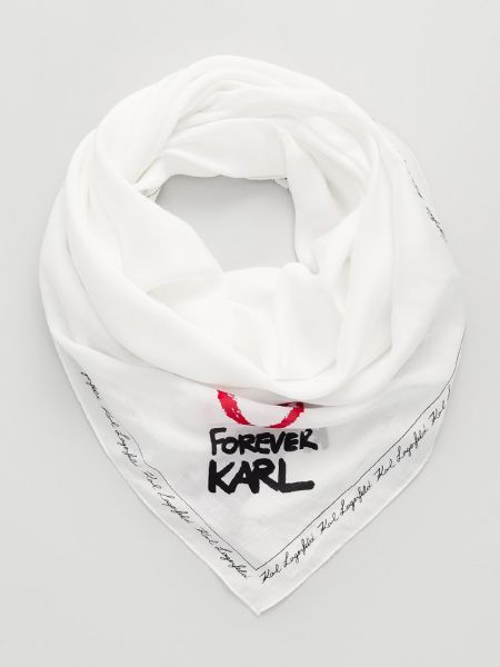 Chusta Karl Lagerfeld biała