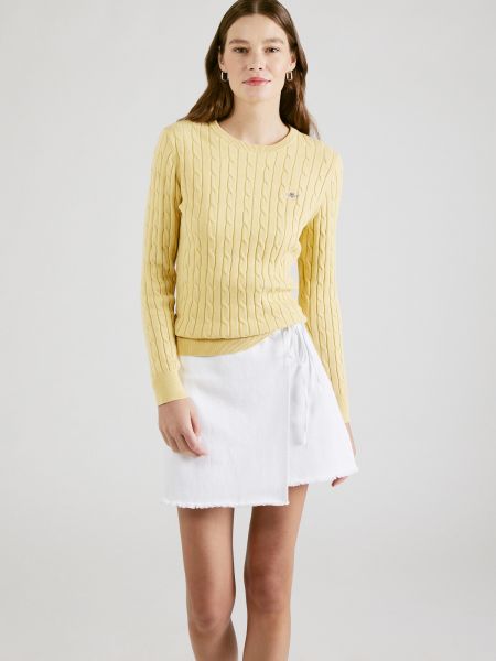 Пуловер Gant жълто