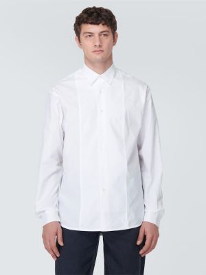 Oversized βαμβακερό πουκάμισο Lanvin λευκό