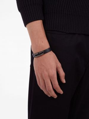 Leder armband Ferragamo schwarz