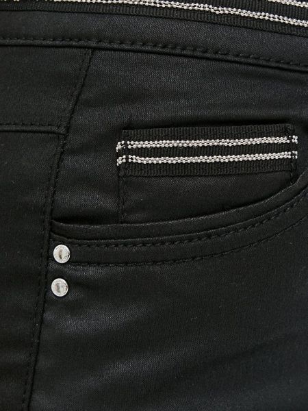 Spodnie dopasowane Morgan czarne
