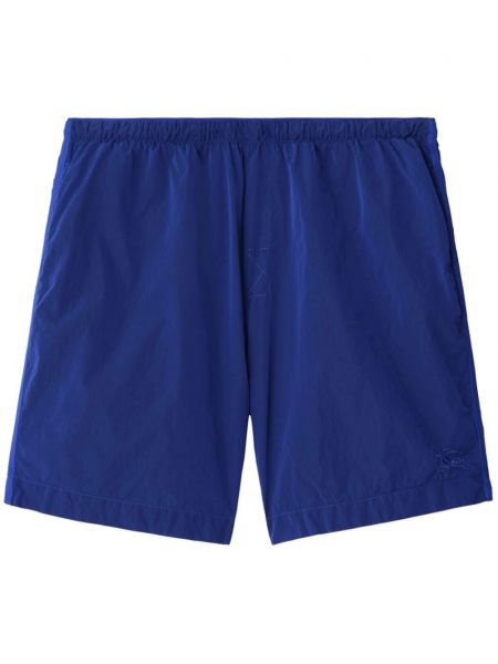 Shorts brodeés Burberry bleu