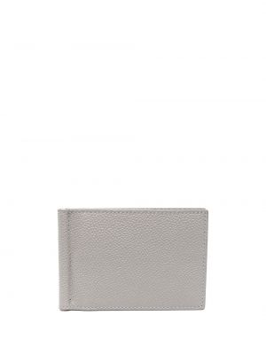 Kožená peněženka Thom Browne šedá