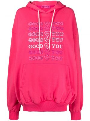 Hoodie con stampa Ireneisgood rosa
