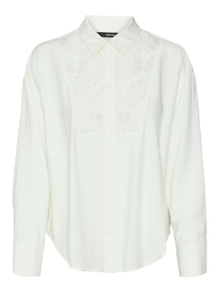 Памучна блуза Vero Moda бяло