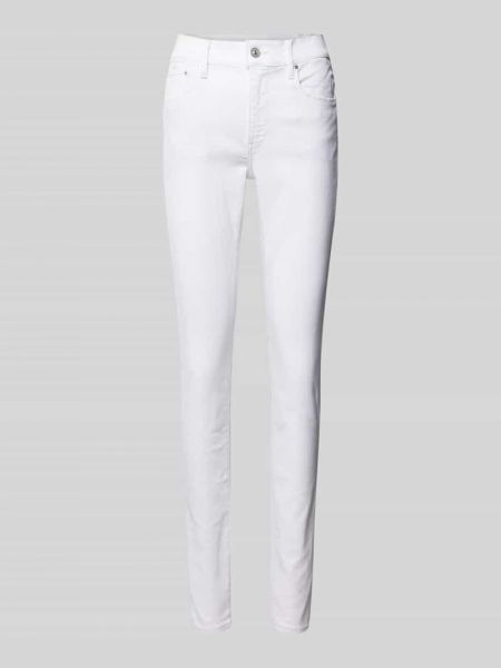Jeansy skinny w jednolitym kolorze G-star Raw białe