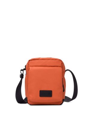 Маленькая мужская сумка через плечо на молнии Kcb оранжевая