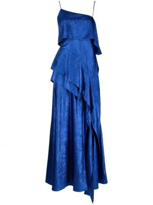 Robe de soirée plissé Acler bleu