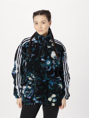 Puli iz flisa s cvetličnim vzorcem s potiskom Adidas Originals
