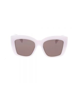 Okulary przeciwsłoneczne oversize Miu Miu białe