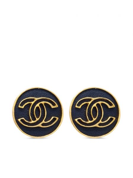 Σκουλαρίκια με κουμπιά Chanel Pre-owned