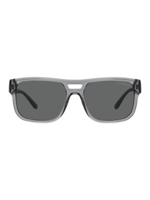 Sluneční brýle Emporio Armani šedé