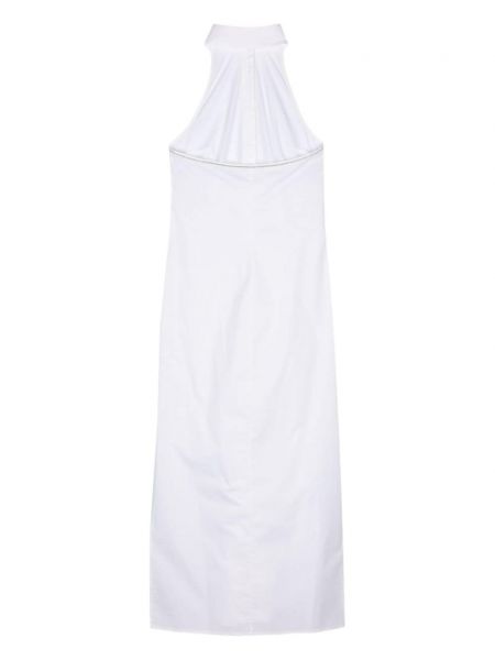 Kleid mit kragen Peserico weiß