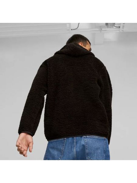 Пуловер с капюшоном Puma черный