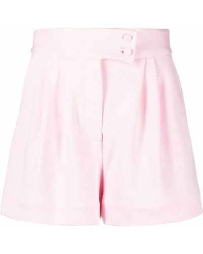 Shorts taille haute large Styland rose