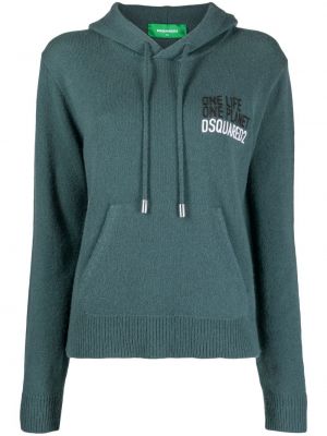 Hoodie Dsquared2 blå