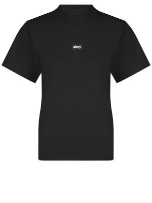 Черная футболка Obey