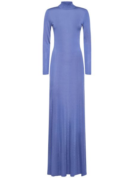 Μάξι φόρεμα Tom Ford μπλε