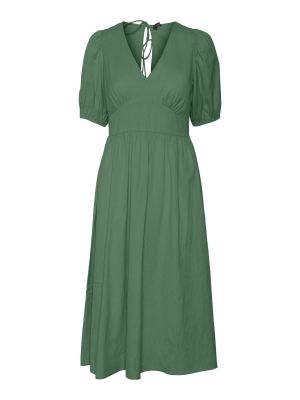 Μίντι φόρεμα Vero Moda πράσινο