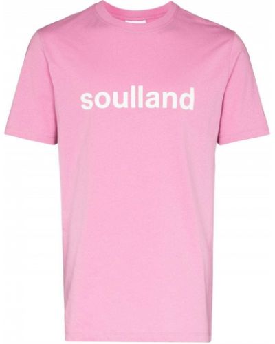 Camiseta con estampado Soulland rosa