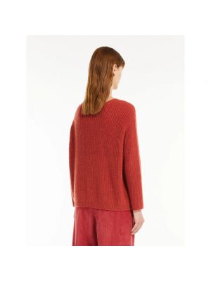 Jersey de tela jersey de lana mohair Max Mara Weekend rojo