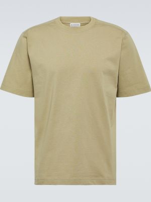 T-shirt di cotone in jersey Burberry beige