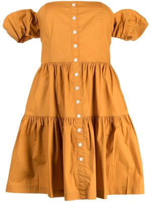 Φόρεμα Staud πορτοκαλί