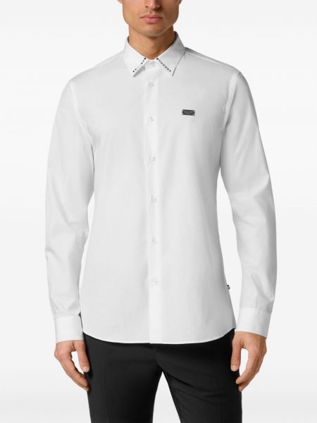 Dlouhá košile Philipp Plein bílá