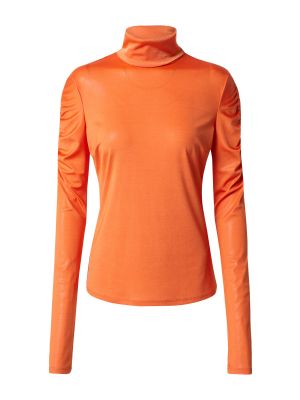 Tričko s dlhými rukávmi Patrizia Pepe oranžová