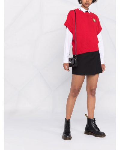 Jersey de tela jersey Boutique Moschino rojo