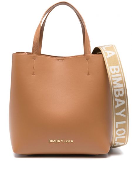 Кожени шопинг чанта Bimba Y Lola