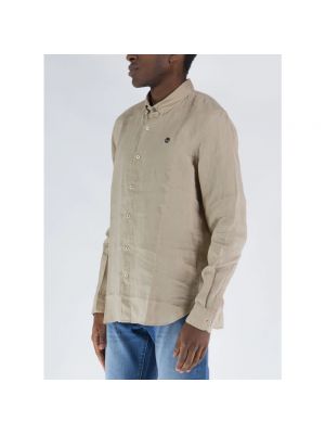 Camisa casual Timberland beige