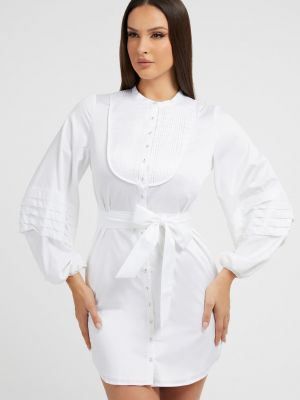 Платье-рубашка Guess белое