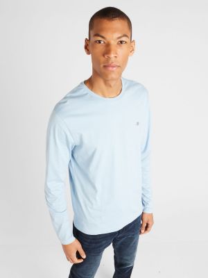Tričko s dlhými rukávmi Gant modrá