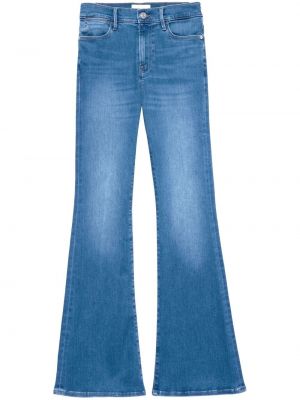 Hög midja flare jeans Frame blå