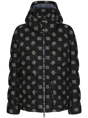 Pernata jakna Dolce & Gabbana crna