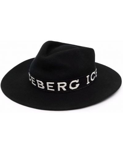 Sombrero con bordado Iceberg negro
