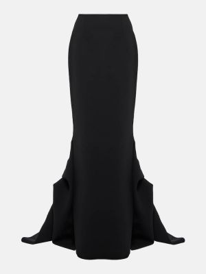 Falda larga Maticevski negro