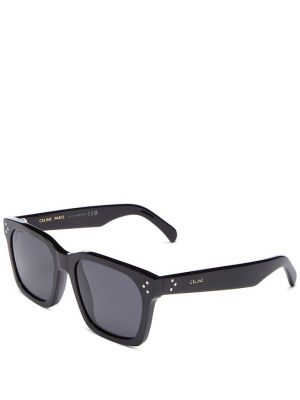Очки солнцезащитные в горошек с принтом с геометрическим узором Céline черные